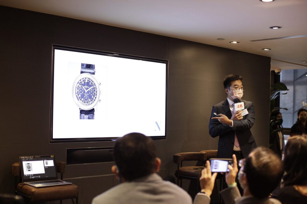 noel wong at Breitling watch sharing
